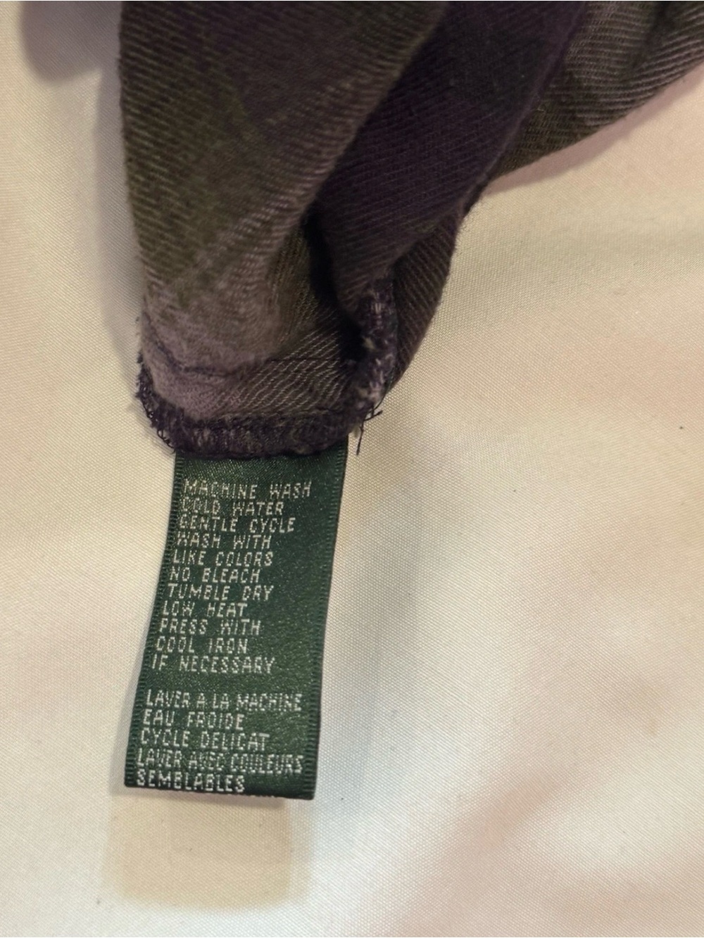 Ralph Lauren Plaid Shirt Jacket - Purple and Black - Picture 11 of 11